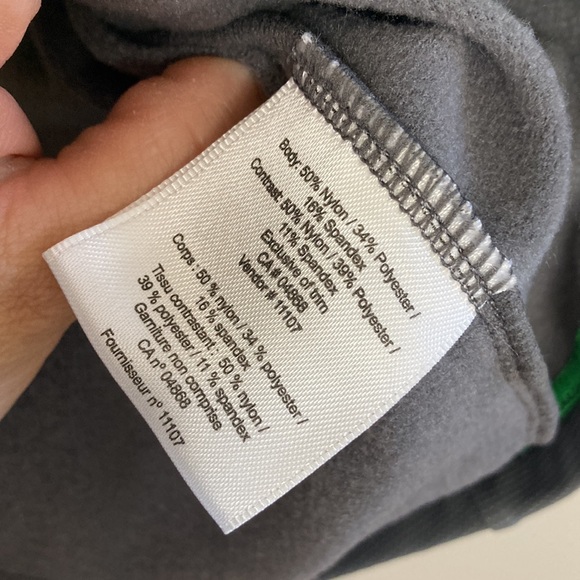 MEC Cycling Shirt Mens XL Green Gray Long Sleeve Half Zip Micro Fleece - Picture 13 of 15